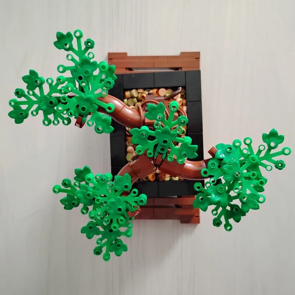 LEGO Botanicals Icons Bonsai Tree 10281 W/ Instructions Pink Frog Cherry Blossom